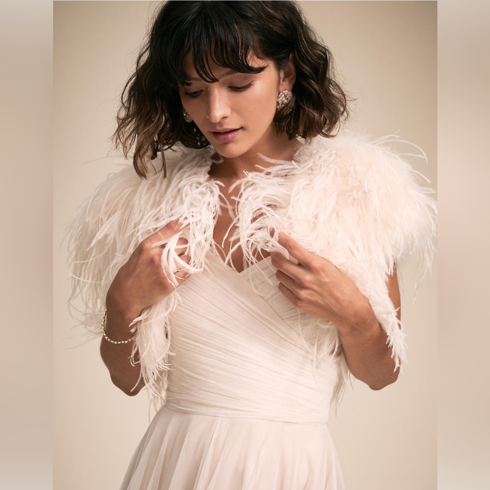 BHLDN Rosemary Shrug Ivory
